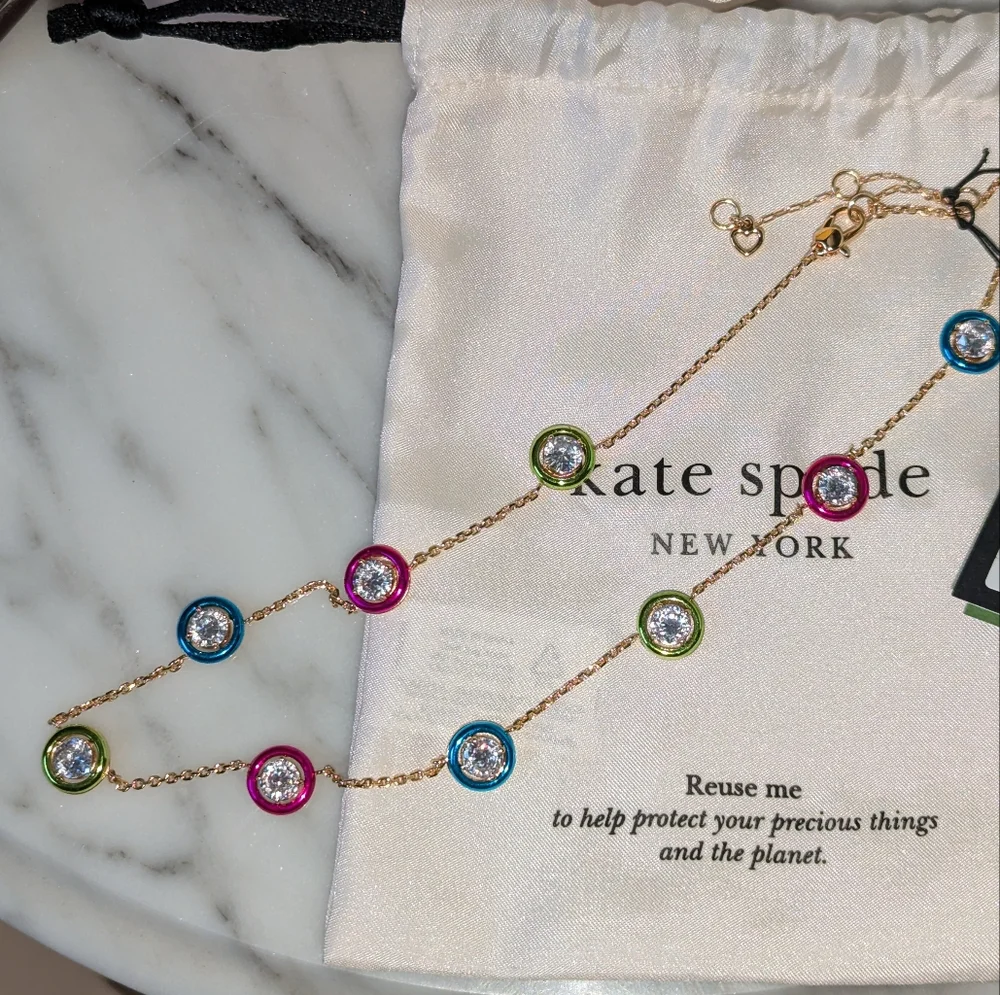 NWT Kate Spade Dream in Color station necklace.